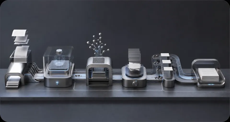 Business AI automation workflow